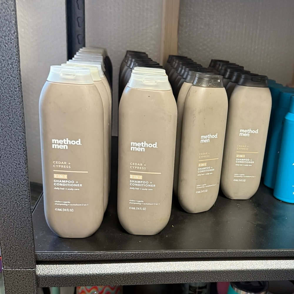 2pk Method Men Cedar + Cypress Shampoo and Conditioner